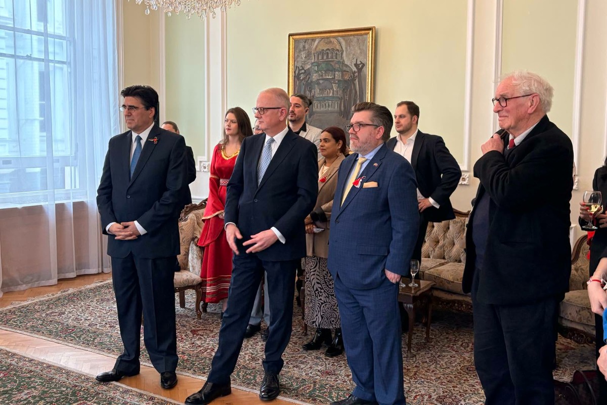 Внукът на Уилям Гладстон и английски депутати уважиха честването на 3-ти март в Посолството на България в Лондон