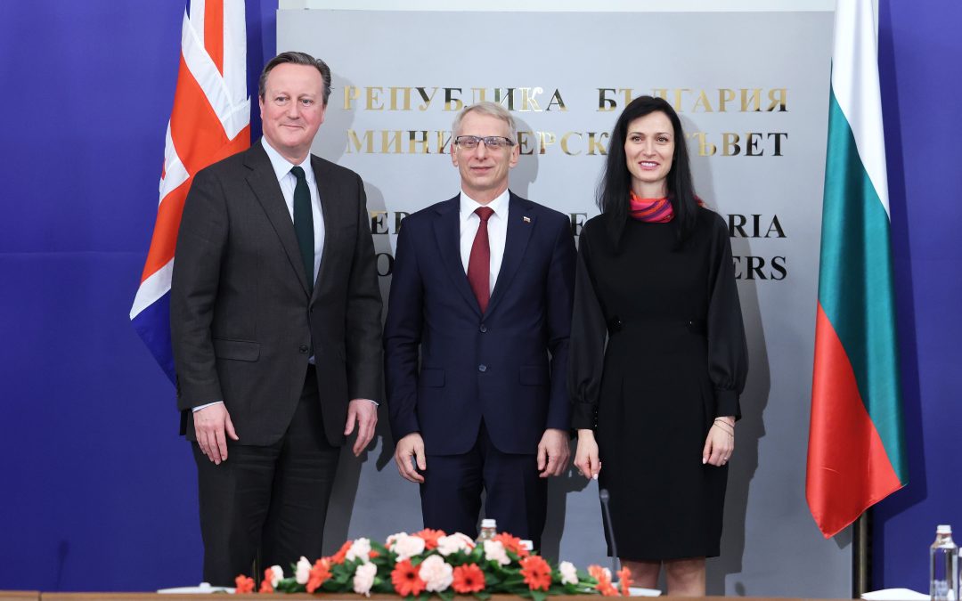 Дейвид Камерън: България е важен съюзник в НАТО и икономически партньор за Великобритания
